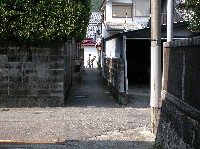風情漂う日和佐町の小路の写真