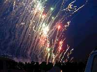 毎年恒例の初日の出宗谷岬花火大会の写真